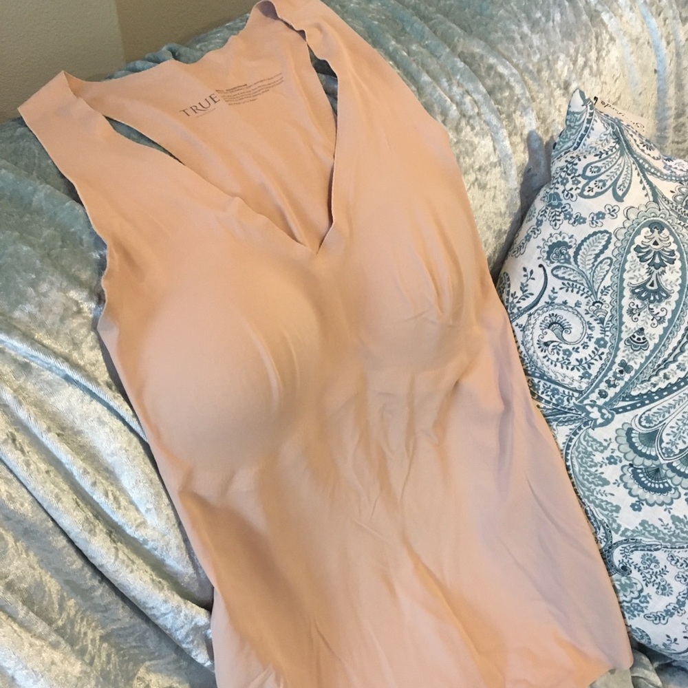 True & Co Racerback Tank Top Bra Top